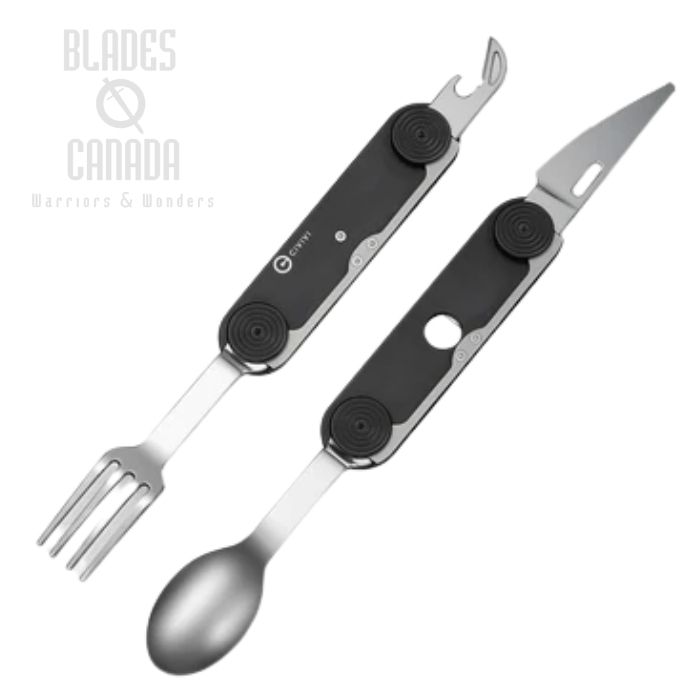CIVIVI Partake 4-In-1 Multi-Tool Knife, Stainless Steel, Aluminum Black, C24032C-1