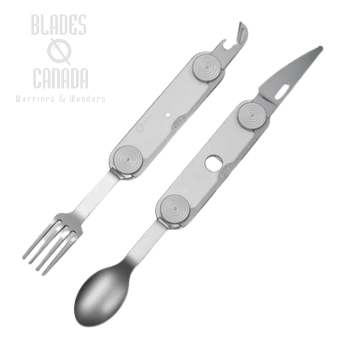 CIVIVI Partake 4-In-1 Multi-Tool Knife, Stainless Steel, Aluminum Silver, C24032C-3