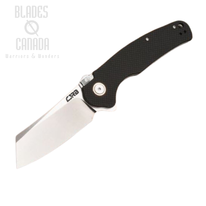 CJRB Crag Flipper Folder, AR-RPM9 Steel, G10 Black, J1904R-BKF
