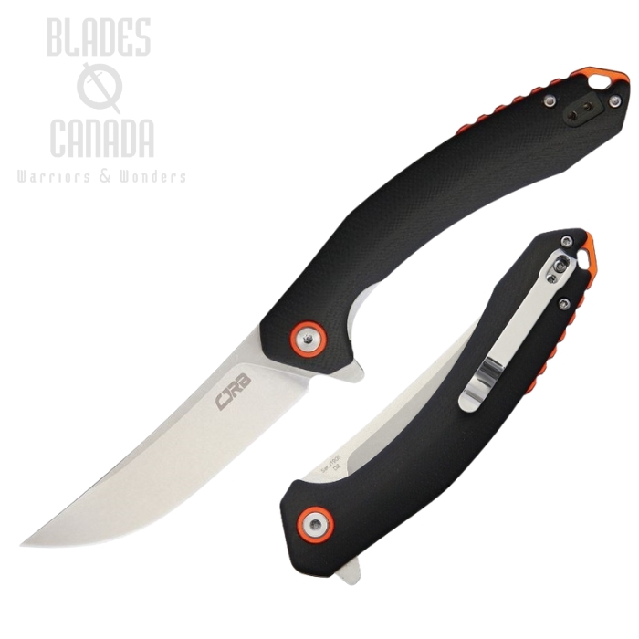 CJRB Gobi Flipper Folding Knife, D2, G10 Black, J1906-BKC CJRB Gobi Flipper Folding Knife, D2, G10 Black, J1906-BKC