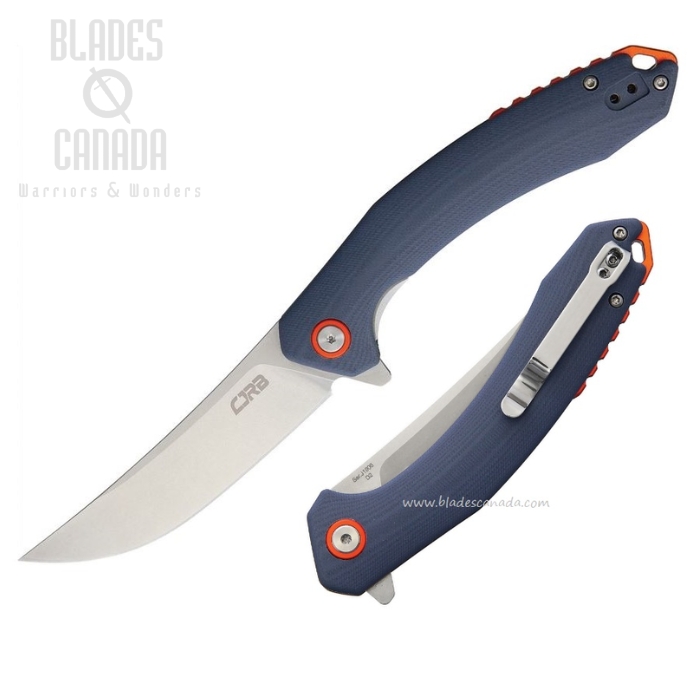 CJRB Gobi Flipper Folding Knife, AR-RPM9, G10 Blue/Grey, J1906-GYC CJRB Gobi Flipper Folding Knife, AR-RPM9, G10 Blue/Grey, J1906-GYC