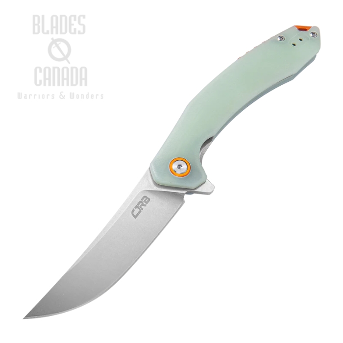 (image for) CJRB Gobi Flipper Folding Knife, AR-RPM9 SW, G10 Jade, J1906-NTG