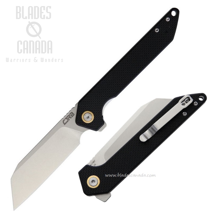 CJRB Rampart Flipper Folding Knife, D2, G10 Black, J1907BKF CJRB Rampart Flipper Folding Knife, D2, G10 Black, J1907BKF