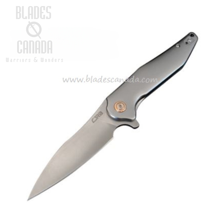 CJRB Agave Flipper Folding Knife, D2, Aluminum, J1911-ALC