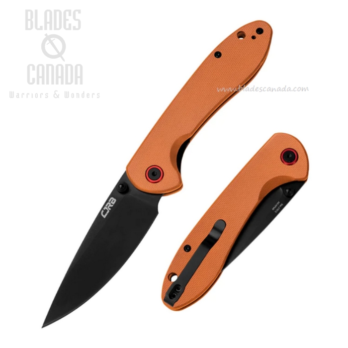 CJRB Feldspar Folding Knife, AR-RPM9 Black, G10 Orange, J1912-BOE CJRB Feldspar Folding Knife, AR-RPM9 Black, G10 Orange, J1912-BOE