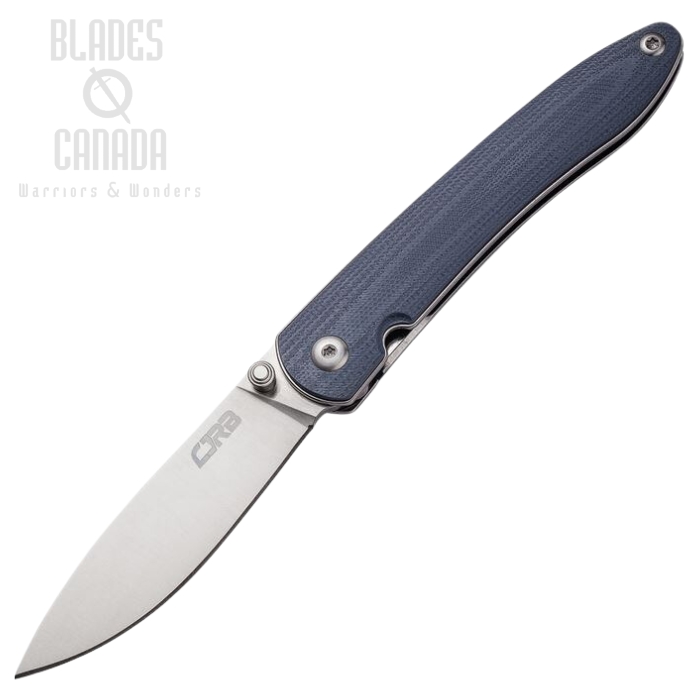 CJRB Ria Folding Knife, 12C27 Sandvik, G10 Blue/Gray, J1917-GYC