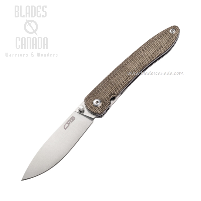 CJRB Ria Folding Knife, AR-RPM9, Micarta Green, J1917-ODG