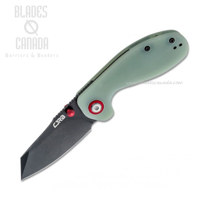 CJRB Maileah Folding Knife, AR-RPM9 Black, G10 Natural Green, J1918-NTG