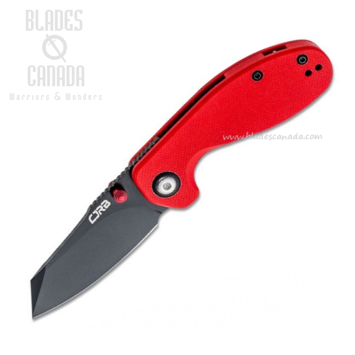 CJRB Maileah Folding Knife, AR-RPM9 Black, G10 Red, J1918-BREF