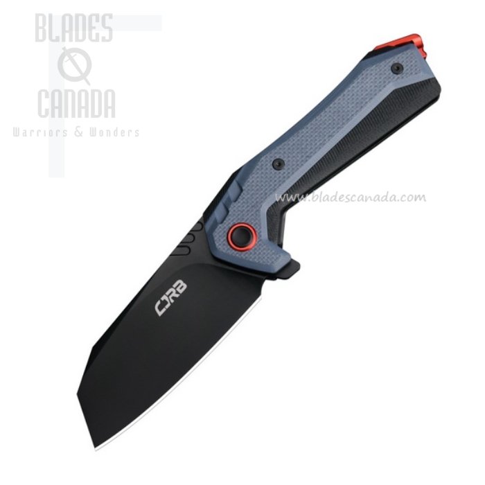 CJRB Tigris Flipper Folding Knife, AR-RPM9 Black, G10 Blue, J1919-BU CJRB Tigris Flipper Folding Knife, AR-RPM9 Black, G10 Blue, J1919-BU