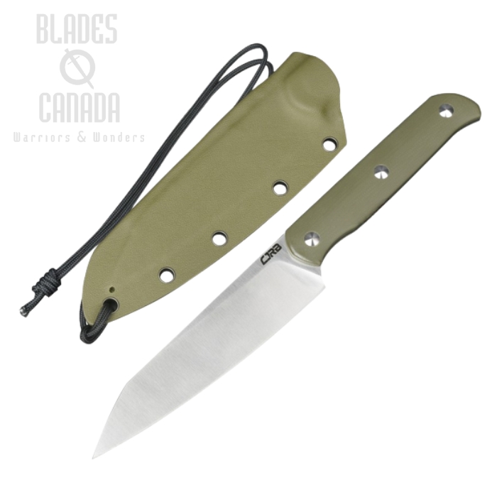 CJRB Silax Fixed Blade Knife, AR-RPM9, G10 Desert, Hard Sheath, J1921B-DE