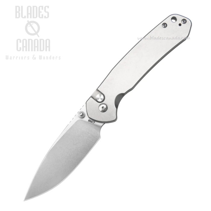CJRB Large Pyrite Flipper Button Lock Knife, AR-RPM9, Steel, J1925L-ST