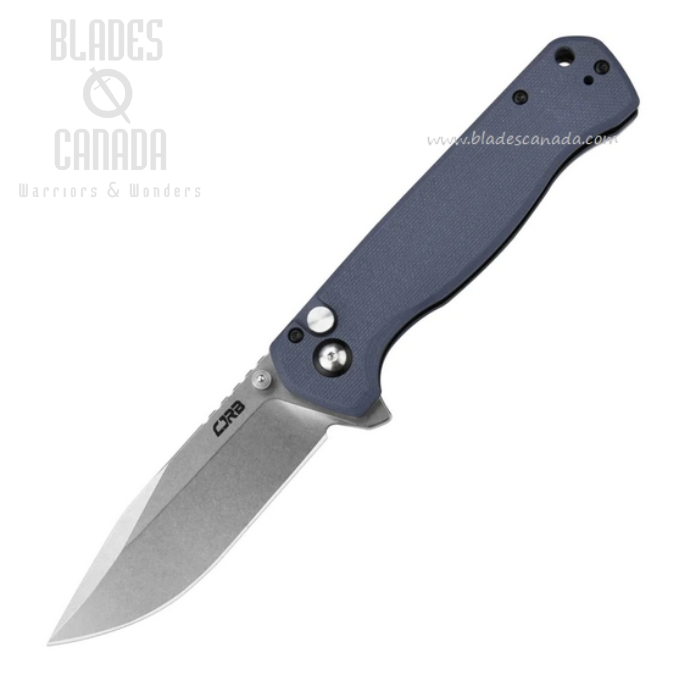 CJRB Chord Flipper Button Lock Folding Knife, AR-RPM9, Micarta Grey, J1927-GY