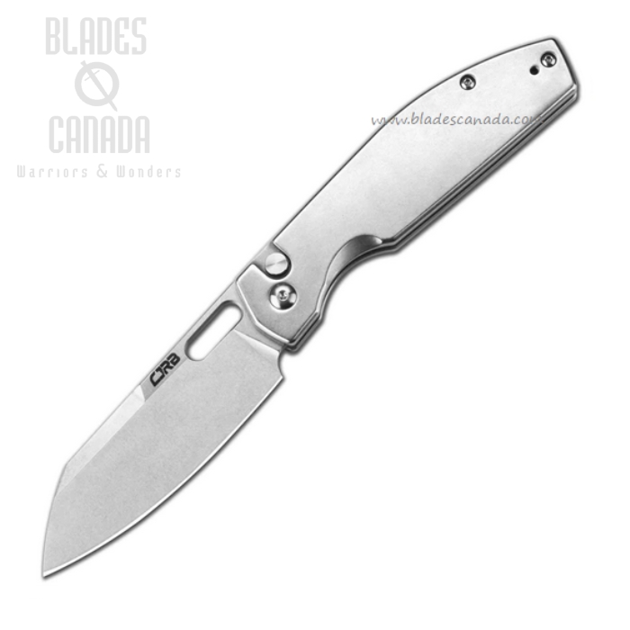 CJRB Ekko Front Flipper Button Lock Folding Knife, AR-RPM9, Steel Handle, J1929B-ST
