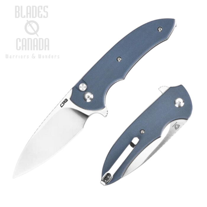 CJRB Space Cowboy Flipper Button Lock Knife, AR-RPM9, G10 Grey, J1930-GY