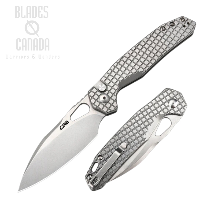 CJRB Frack Button Lock Folding Knife, AR-RPM9, Steel Frag, J1931-FST