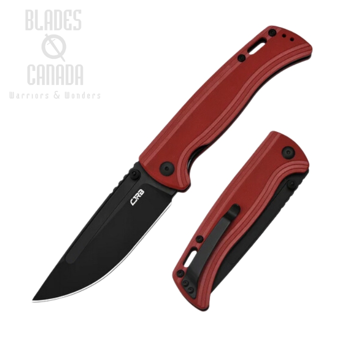 CJRB Resource Folding Knife, AR-RPM9 Black, G10 Red, J1932-BRE