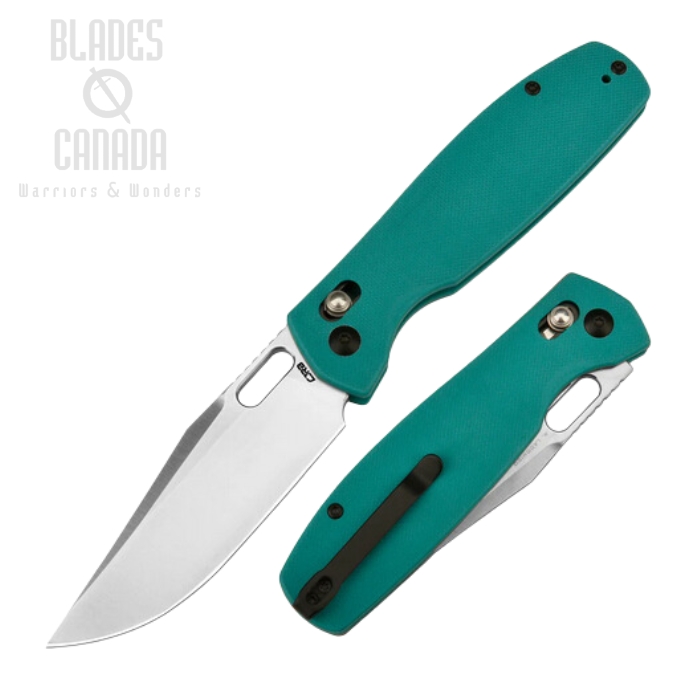 CJRB Prado Crossbar Lock Folding Knife, AR-RPM9, G10 Aqua Green, J1936-AG CJRB Prado Crossbar Lock Folding Knife, AR-RPM9, G10 Aqua Green, J1936-AG