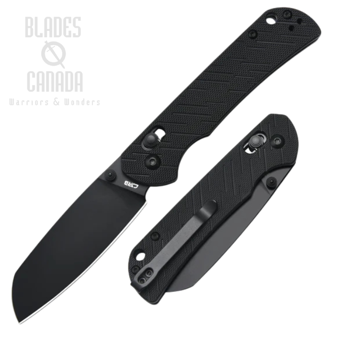 CJRB Lyrid Crossbar Lock Folding Knife, AR-RPM9 Black, G10 Black, J1953-BBK