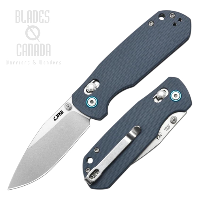 CJRB Maximal Crossbar Lock Folding Knife, AR-SFII SW, G10 Blue, J1954-GYF CJRB Maximal Crossbar Lock Folding Knife, AR-SFII SW, G10 Blue, J1954-GYF