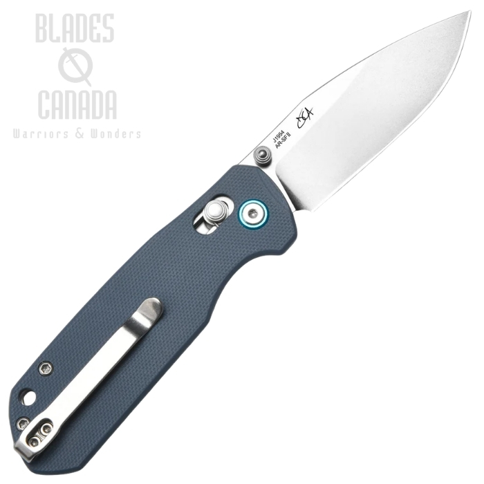 (image for) CJRB Maximal Crossbar Lock Folding Knife, AR-SFII SW, G10 Blue, J1954-GYF