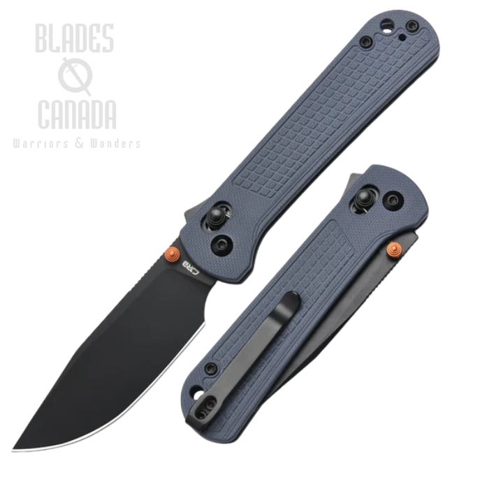 CJRB Bolt Recoil Lock V2 Folding Knife, AR-RPM9 Black, G10 Blue, J1960-BGY CJRB Bolt Recoil Lock V2 Folding Knife, AR-RPM9 Black, G10 Blue, J1960-BGY