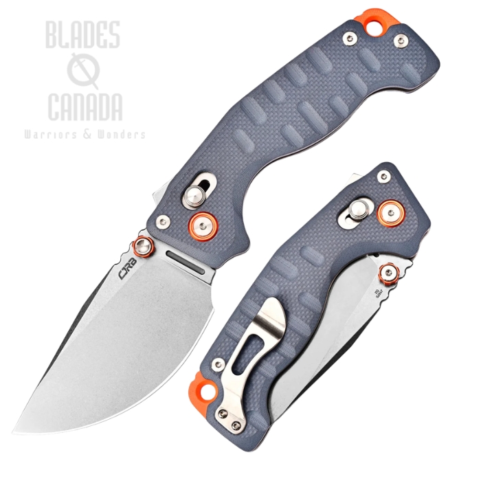 (image for) CJRB Doubletap Recoil Lock V2 Folding Knife, D2 Stonewash, G10 Blue, J1970-BU