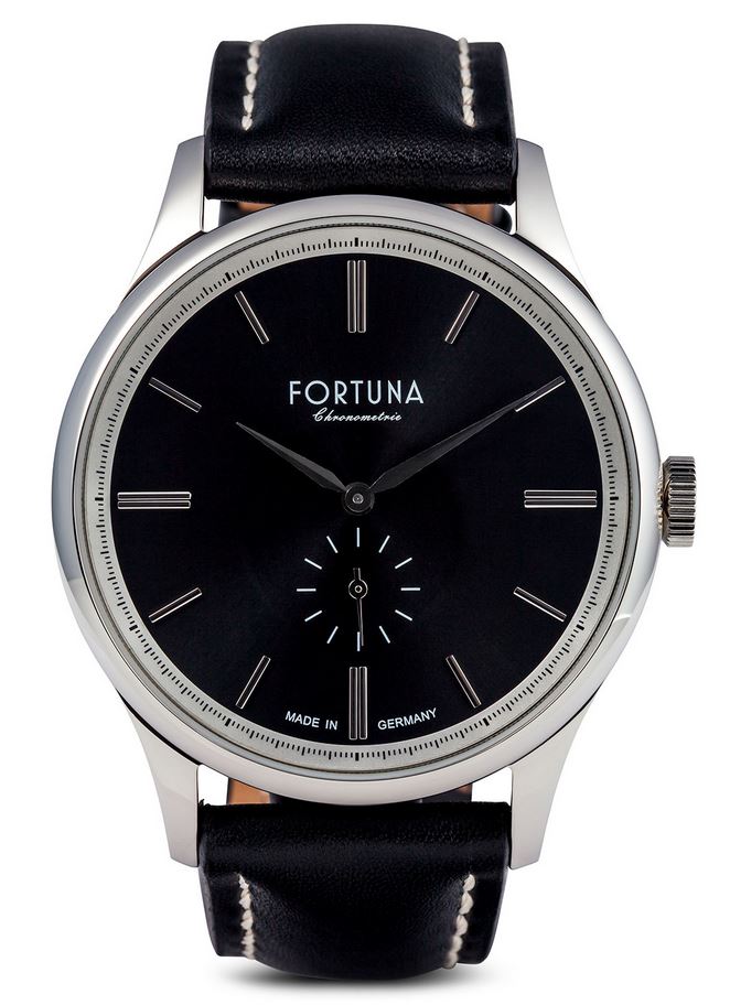 Fortuna Chronomaster 43mm Small Seconds Black Dial - CM72460 - Click Image to Close