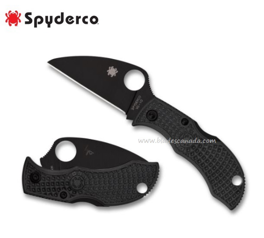 Spyderco Manbug Folding Knife, VG10 Wharncliffe, FRN Black, CMBKWPBK - Click Image to Close