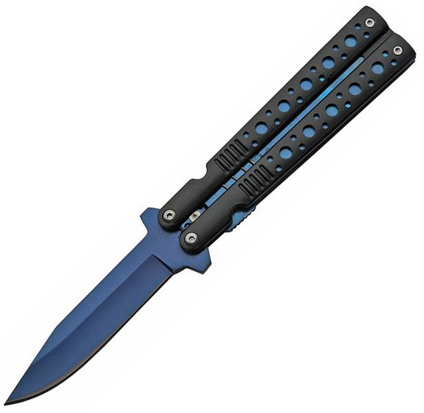 CNM Linerlock Folding Knife, Aluminum Handle, Assisted Opening, CN300458BL - Click Image to Close