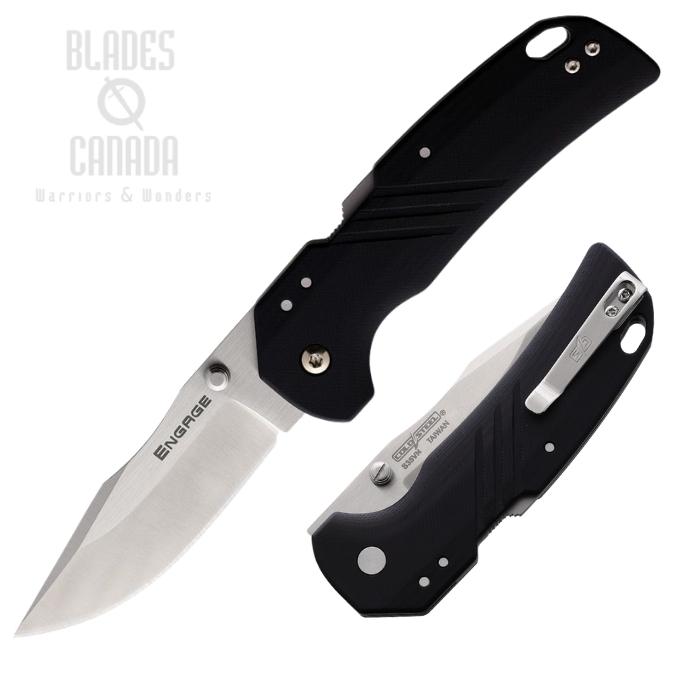 (image for) Cold Steel Engage Folding Knife, S35VN 3", G10 Black, FL-30DPLC-35