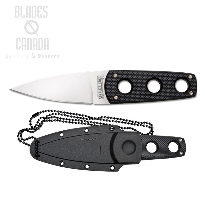 Cold Steel Secret Edge Fixed Blade Knife, AUS 8A, Kydex Sheath, 11SDT