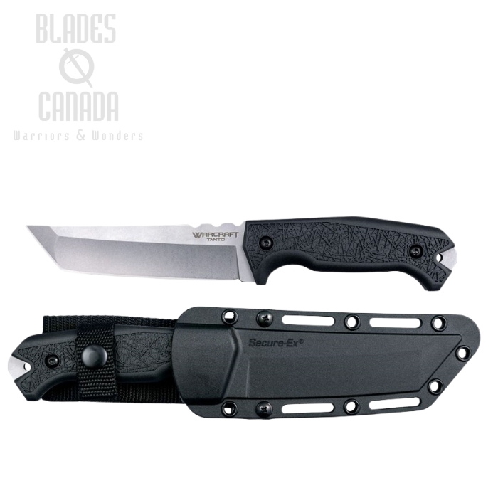 Cold Steel Medium Warcraft Fixed Blade Knife, 4034SS Steel, GNF, 13SSA