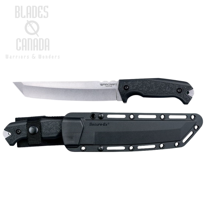 Cold Steel Regular Warcraft Fixed Blade Knife, 4034SS, Secure-Ex Sheath, 13SSB