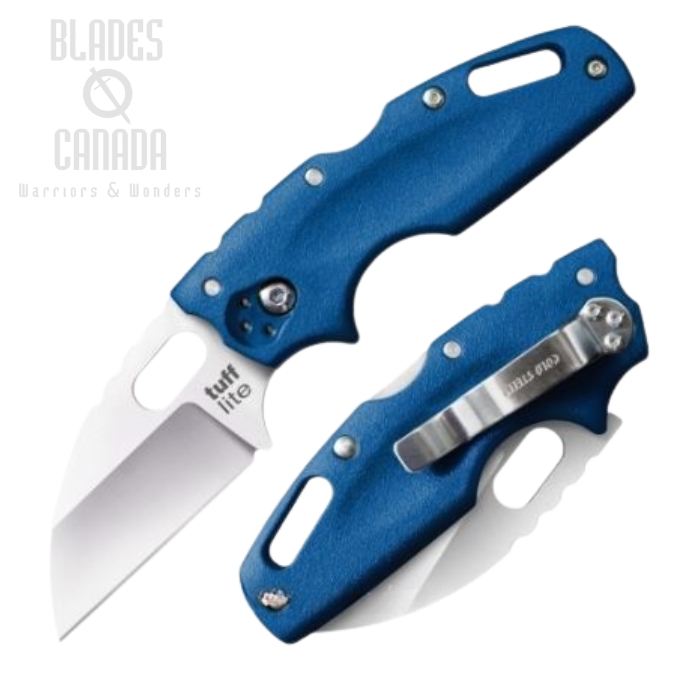 Cold Steel Tuff Lite Folding Knife , AUS 8A, Blue Handle, 20LTB