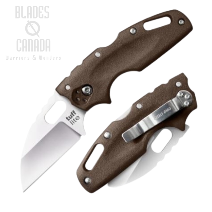 Cold Steel Tuff Lite Folding Knife, AUS 8A, Dark Earth Handle, 20LTF