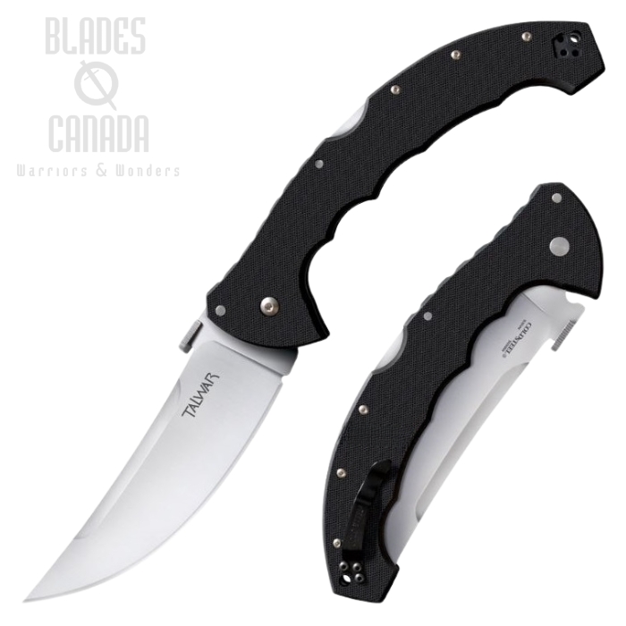 Cold Steel Talwar Folding Knife, CPM S35VN, G10 Black, 21TBX
