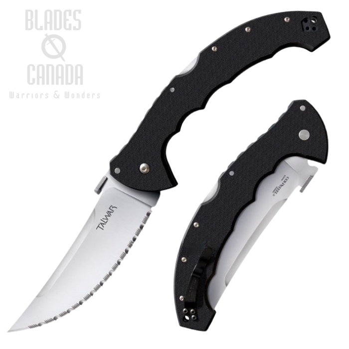 Cold Steel Talwar Folding Knife, CPM S35VN, G10 Black, 21TBXS