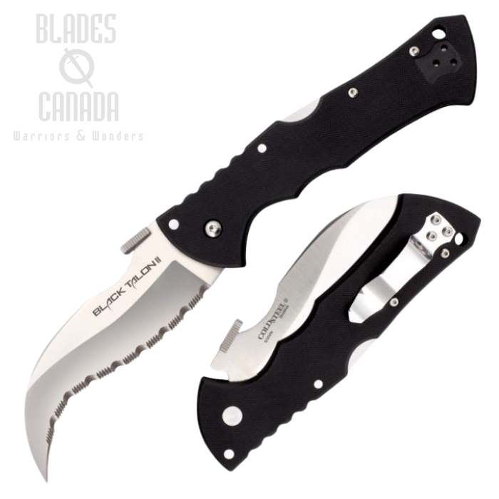 Cold Steel Talon 2 Folding Knife, S35VN, G10 Black, 22BS