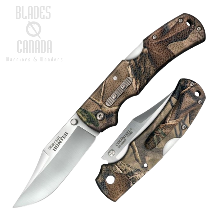 Cold Steel Double Safe Hunter Folding Knife, GFN Camo, 23JD