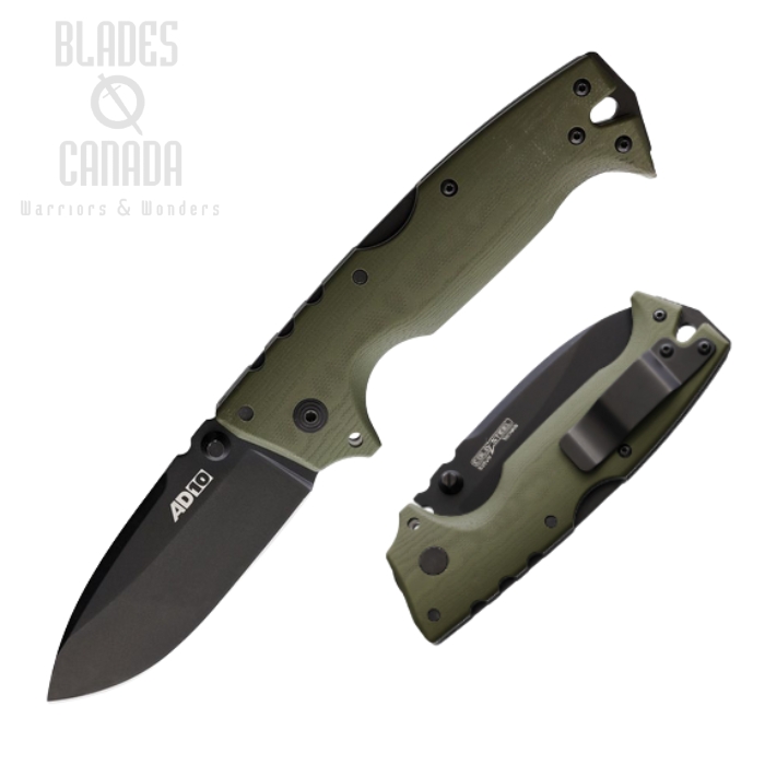 Cold Steel AD-10 Folding Knife, S35VN Black, G10 OD, 28DDODBK