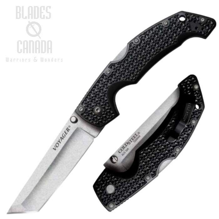 Cold Steel Voyager Tanto Folding Knife, AUS 10A, 29AT