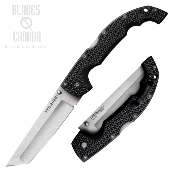 Cold Steel XL Voyager Tanto Folding Knife, AUS 10A, 29AXT