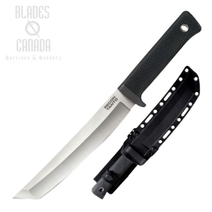 Cold Steel Recon Tanto Fixed Blade Knife, VG10 San Mai, Secure-Ex Sheath, 35AM