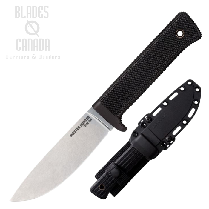 Cold Steel Master Hunter Fixed Blade Knife, CPM 3V, Secure-Ex Sheath, 36CB