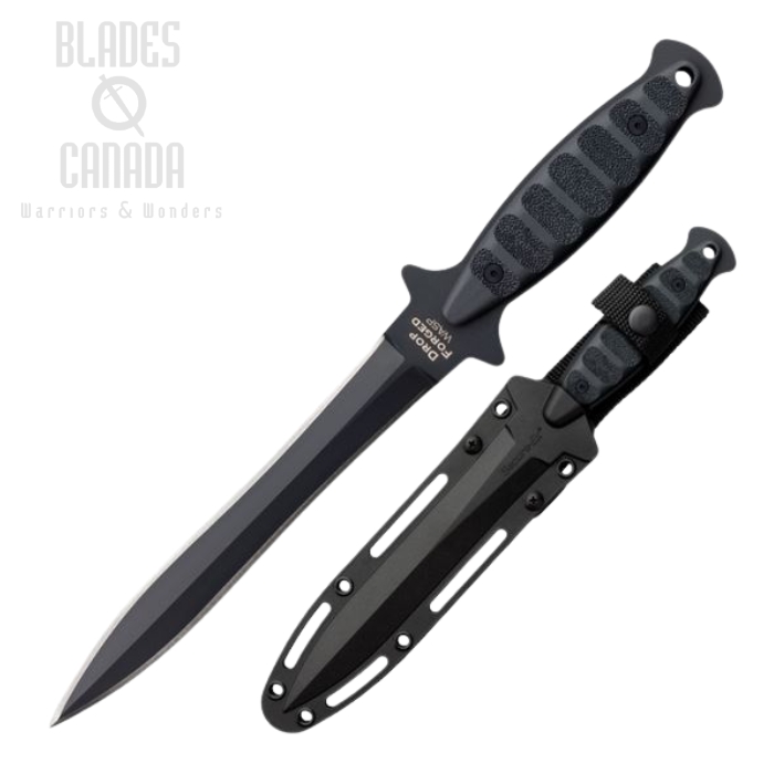 Cold Steel Drop Forged Wasp Fixed Blade Knife, 52100 Carbon, Secure-Ex Sheath, 36MCD