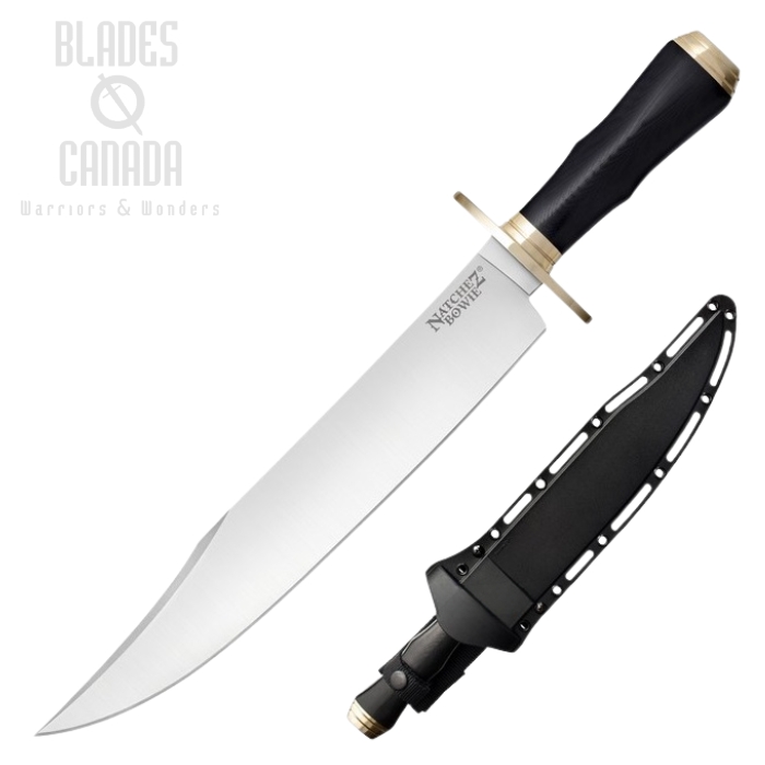 Cold Steel Natchez Bowie, 4034SS Steel, Micarta Handle, Secure-Ex, 39LMB4