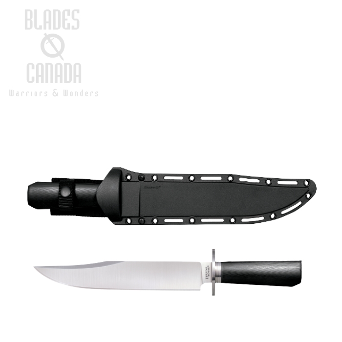 Cold Steel Laredo Fixed Blade Bowie Knife, 4034SS, Micarta Black, 39LME4