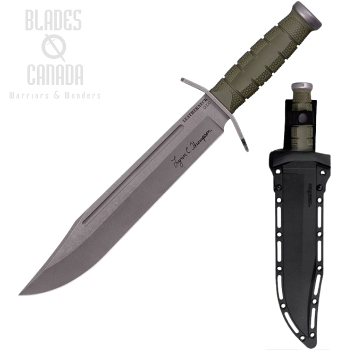 Cold Steel Lynn Thomson Leatherneck Bowie Fixed Blade Knife, D2 Steel, CS-39LSFCAA