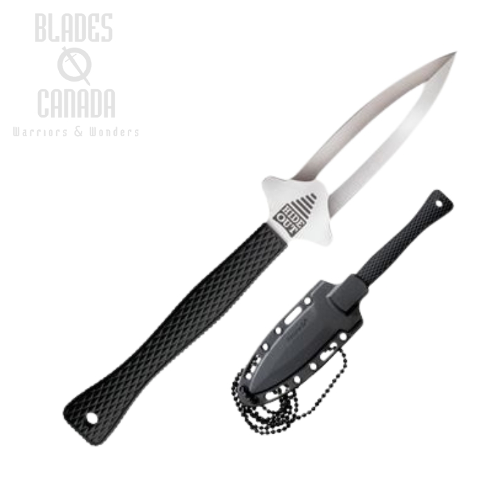 Cold Steel Hide Out Dagger Fixed Blade Knife, AUS 8A, Secure-Ex Sheath, 49NDE